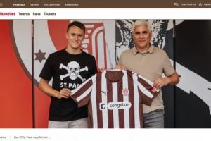 官方：圣保利签下马格德堡前锋卡尔斯 据悉转会费400万欧